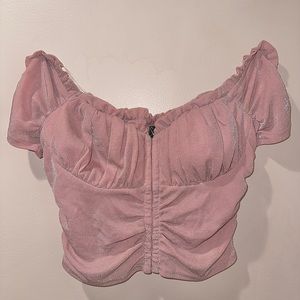 Windsor Glowing In Glitter Mesh Bustier